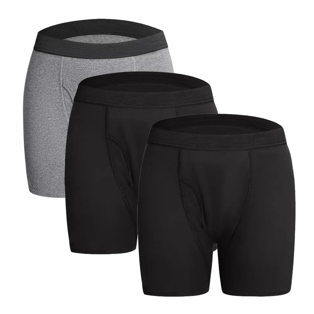 Ultra-Absorbent Incontinence Underwear Men Panties Maximum Absorbency Overnight Urinary Briefs Leak Protection Men Boxers