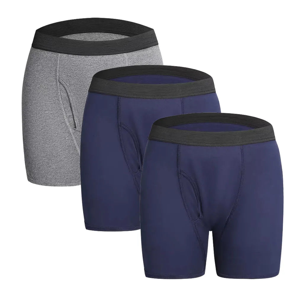 Ultra-Absorbent Incontinence Underwear Men Panties Maximum Absorbency Overnight Urinary Briefs Leak Protection Men Boxers