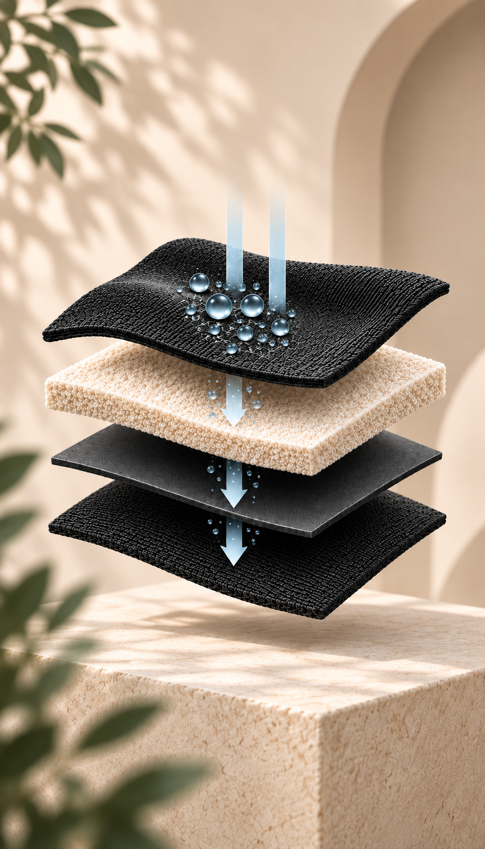 Les quatre couches absorbantes Vostery